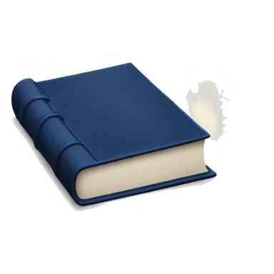 Books in Navy Blue  sticker