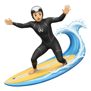wake surfer making a splash sticker