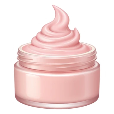 Aesthetic skincare light pink sticker