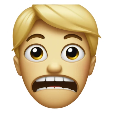 Shocked covering mouth sticker