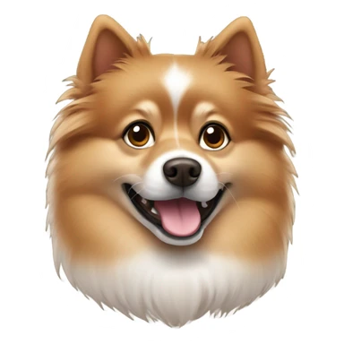 Brown spitz sticker