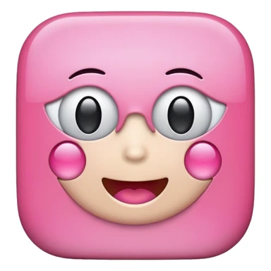 pink iphon admins icon sticker