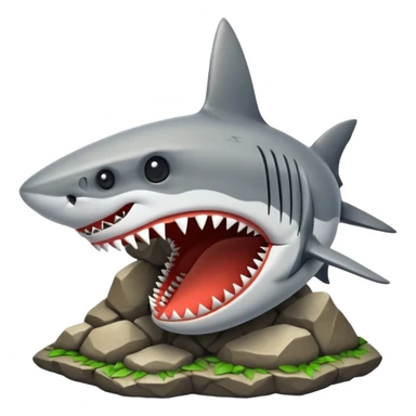 Shark Tooth Fossilized Imprints sticker