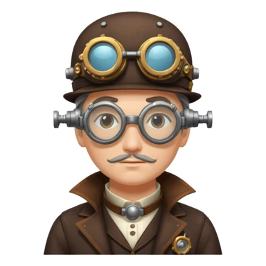 Steampunk Inventor sticker