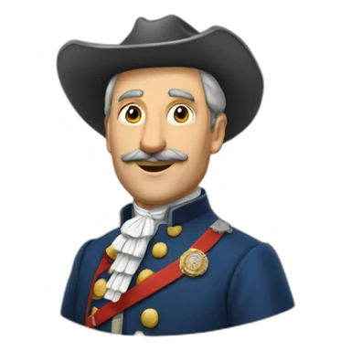 Mayor of La Ferté-Hauterive Alier France France sticker