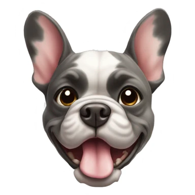 French bull  sticker