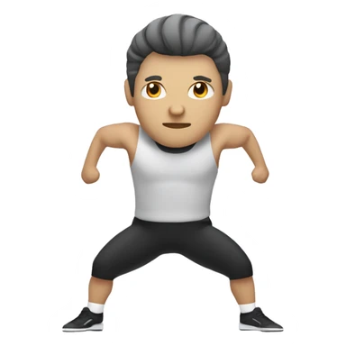 Persona haciendo gimnasia rítmica  sticker