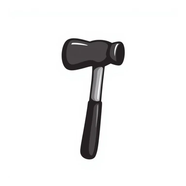 a hand drawn doodle of a construction tool sticker