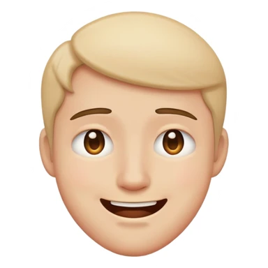 sad but laughing face sticker