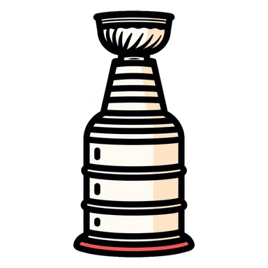NHL Stanley Cup hockey championship trophy sticker