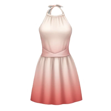 Halter neck dress sticker