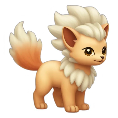 Vulpix and ninetales sticker