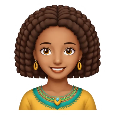 Habesha girl  sticker