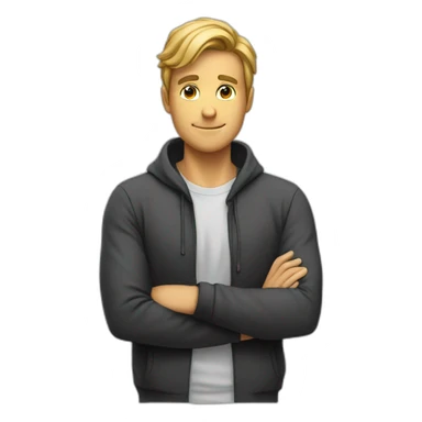 guy who thinks that he is the smartest sticker