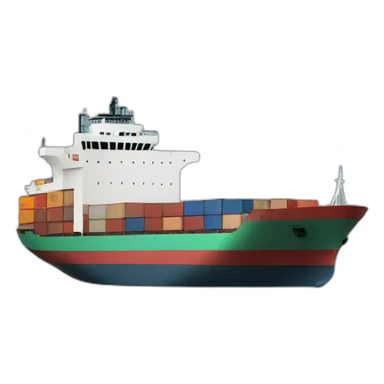 container ship sticker
