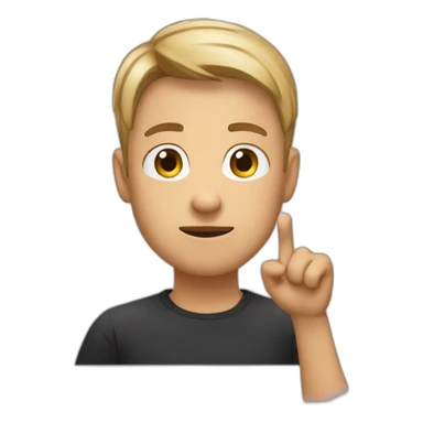 idk person gesture sticker