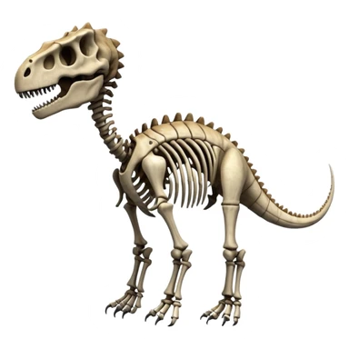 a huge dinosaur skeleton 🦕 sticker