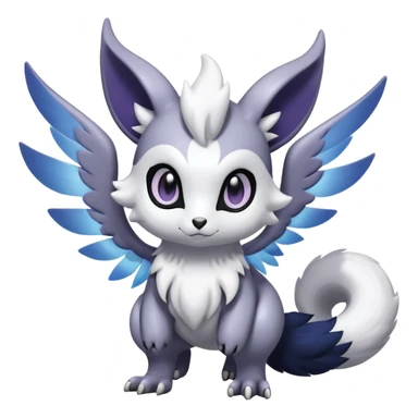 Shiny Furret-Absol-Noibat-Hybrid (Full body) sticker