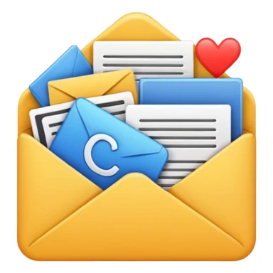 Messy Email Inbox sticker