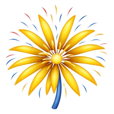 fireworks yellow sticker