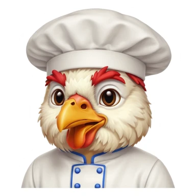 Chicken do the chef kiss sticker