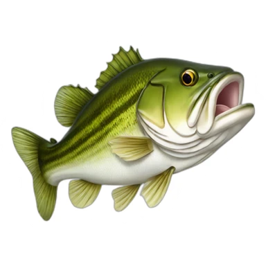 largemouth bass sticker