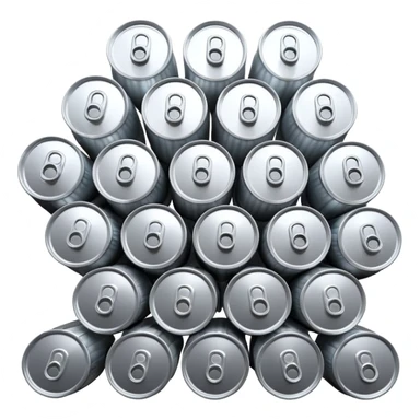 stack of many beer cans sticker