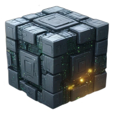 BORG cube star trek sticker
