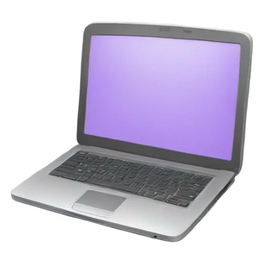 light purple laptop sticker