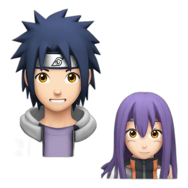 Naruto sur Hinata sticker