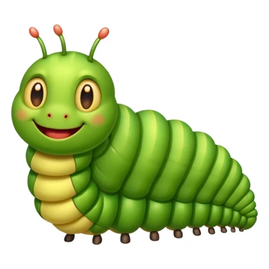 Crear un emoji similar a la oruga rusa sticker