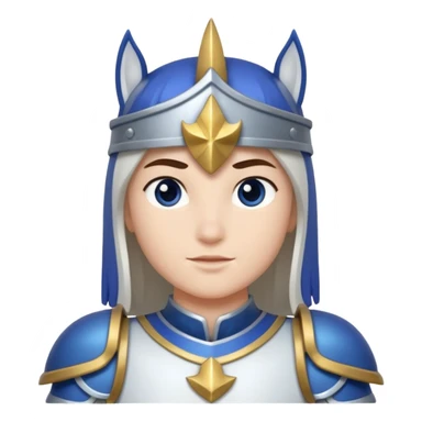 shining armor sticker