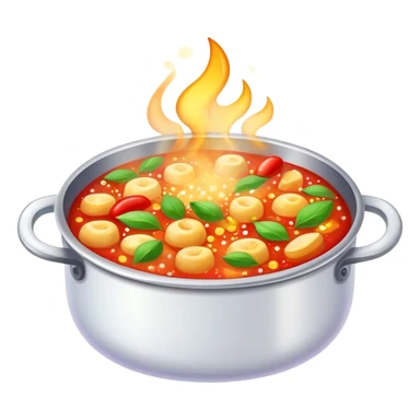 steaming hot delicious dish with sparkles sticker