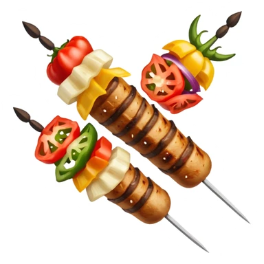 kebab skewer sticker