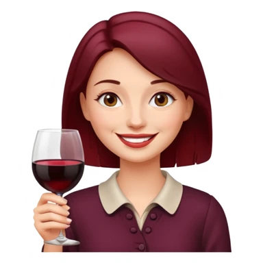 naga polska kobieta z winom sticker