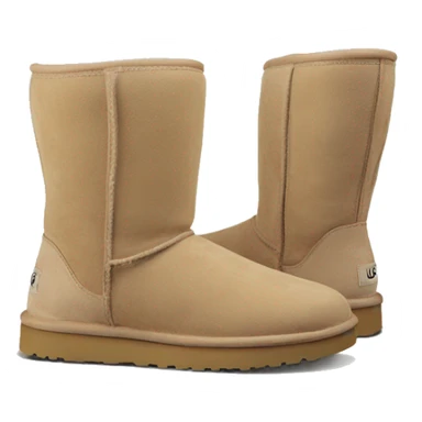 Paire de botte ugg beige sticker