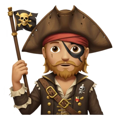 pontus rum flag sticker