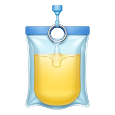 drainage bag sticker