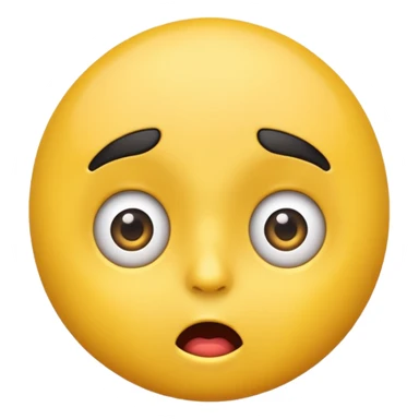 Emoji with raised eyebrows  sticker