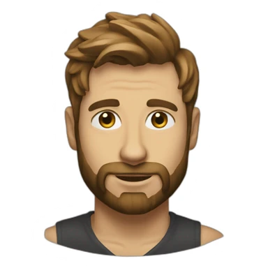 Menton james sticker