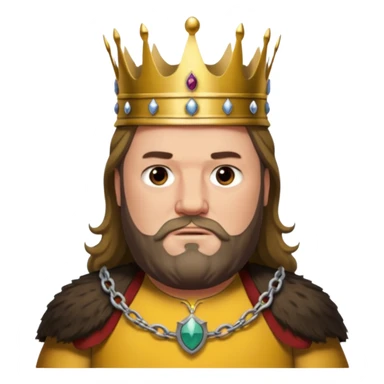 Robert Baratheon from Games of throne character face only front face sticker