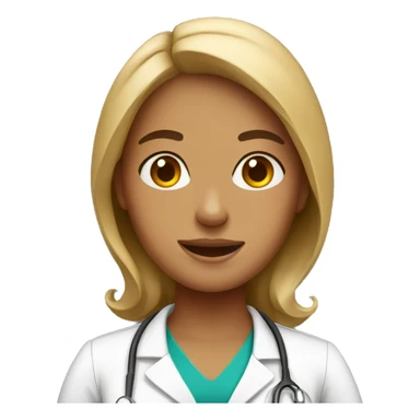 Tan nurse  sticker