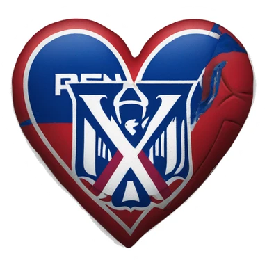 new york rangers heart  sticker