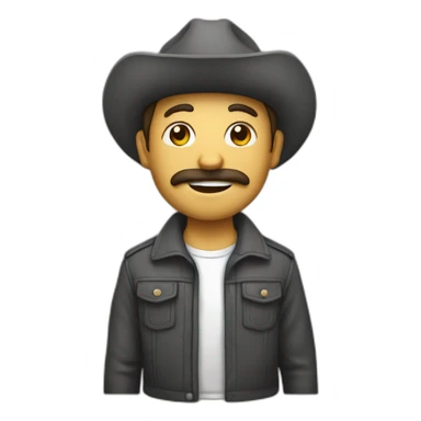 homme avec une calvitie sticker