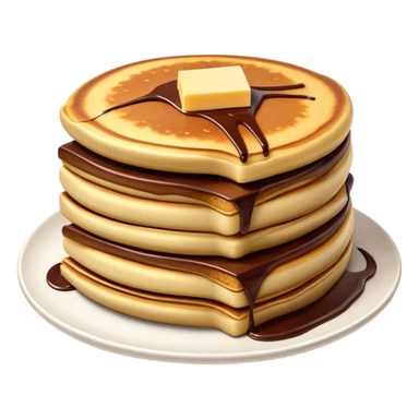 Cinematic Realistic Martabak Manis Dessert Emoji, depicted as a thick, sweet pancake filled with chocolate, cheese, and condensed milk rendered with detailed textures and vibrant, indulgent lighting. sticker