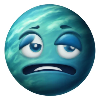Realistic Neptune Planet  sticker