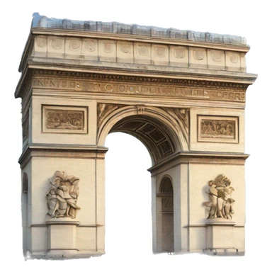 arc de triomphe paris sticker