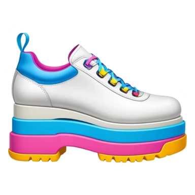 90’s spice girl platform shoes sticker