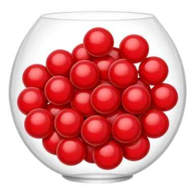Red boba pearls sticker
