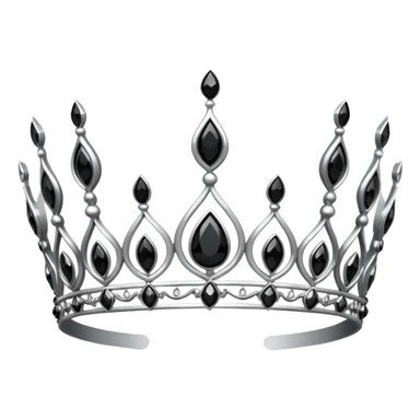 Gothic tiara sticker